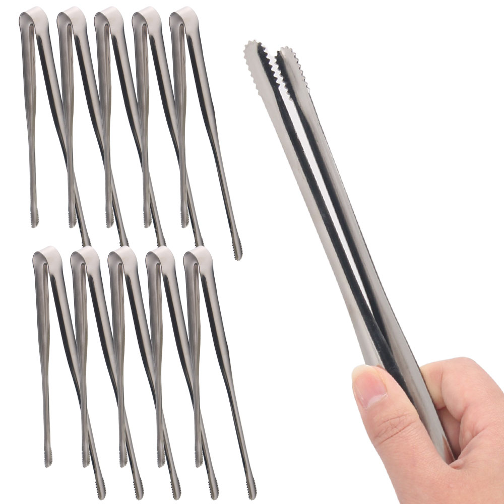 스텐 304 비프 요리집게 30cm 고급형 악어집게 캠핑 바베큐 고기집게, 10개, 실버 9,900원