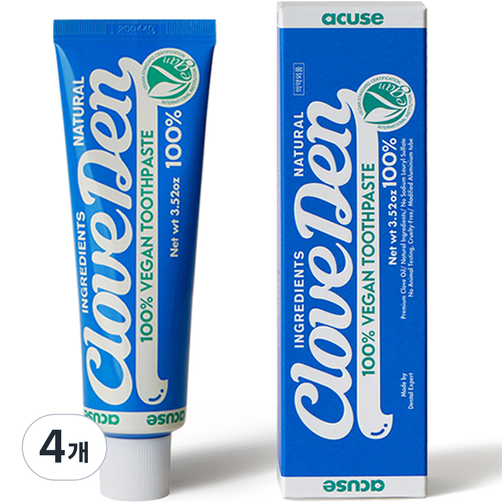 클로브덴 오리지널 비건 치약 40,100원