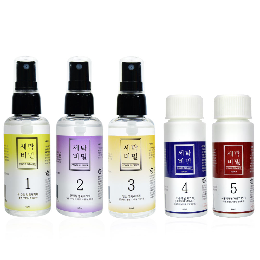 가스코 세탁비밀 얼룩 제거제 모음 화이트너 기름 강력 얼룩제거 흰옷 짬뽕 커피 화장품 누런 묵은때 60ml 6,900원