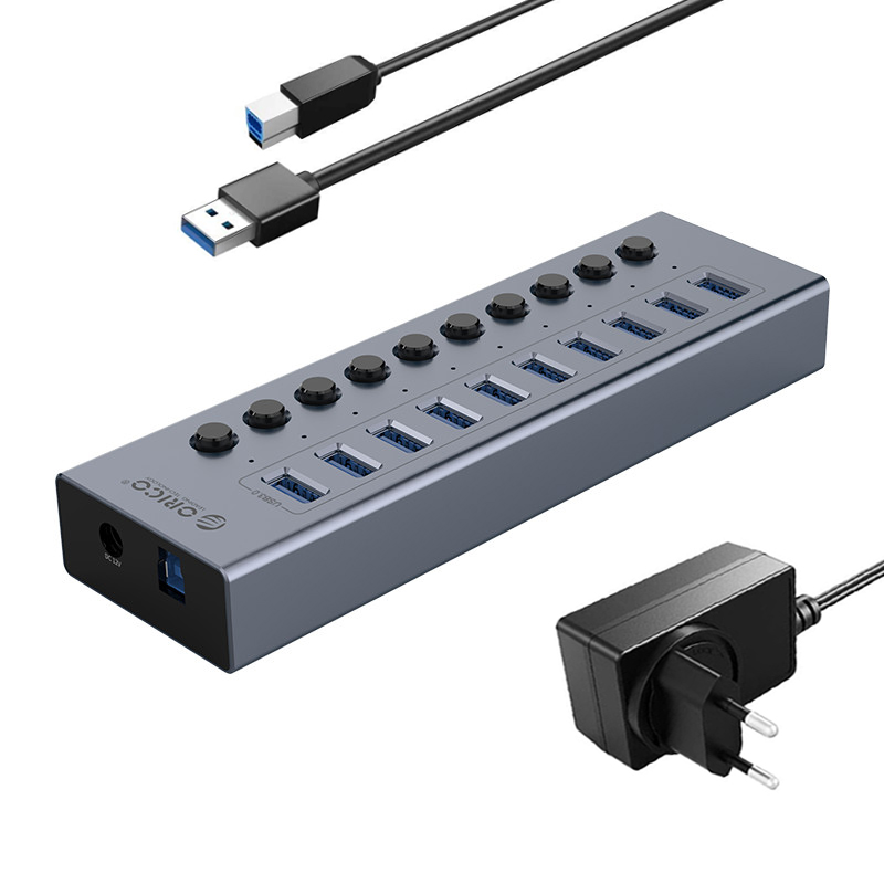 오리코 10포트 유전원 USB허브 BT2U3-10AB 89,000원