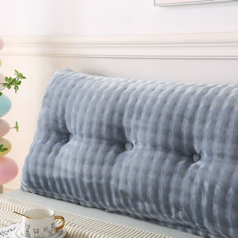 코잠 포근한 벨벳 다용도 대형 등받이 쿠션 헤드쿠션, 그레이 33,000원