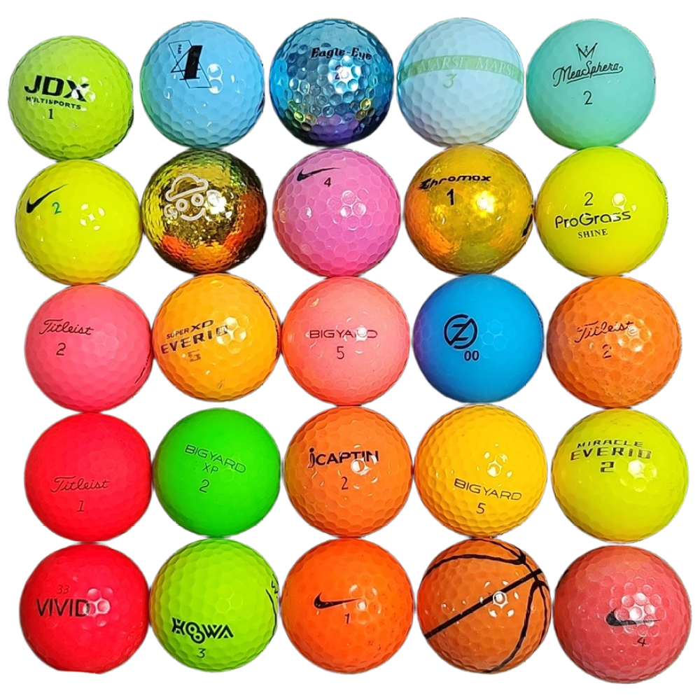 [런던로스트볼] 유명 브랜드 혼합 30알, 일반브랜드 컬러/흰색 혼합 A+~A 등급, 1세트, 30개입 12,900원