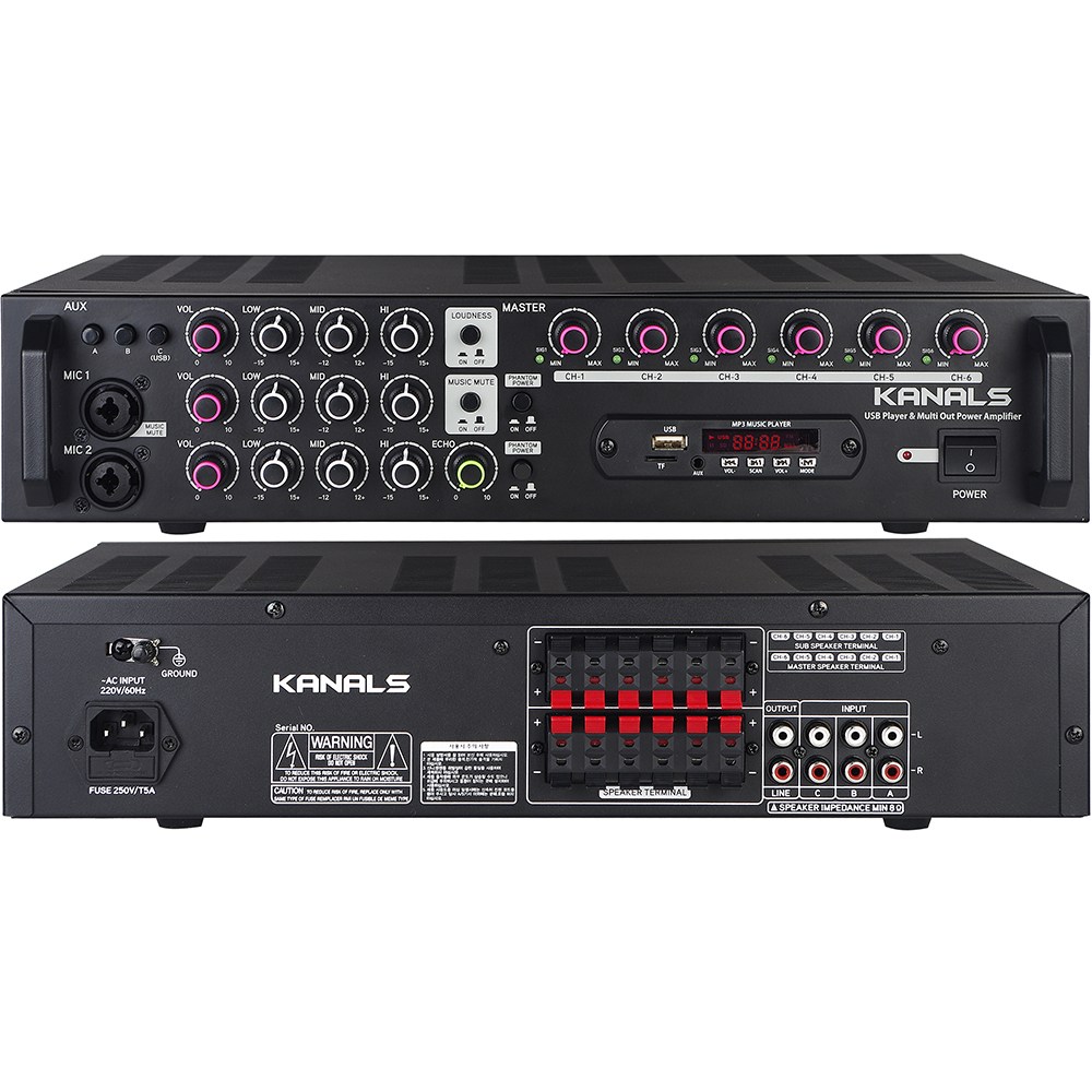 카날스 파워앰프 EMA시리즈 PA용 멀티미디어 기능탑재 블루투스/USB/MP3 대형매장 카페 사용, SM 608,580원