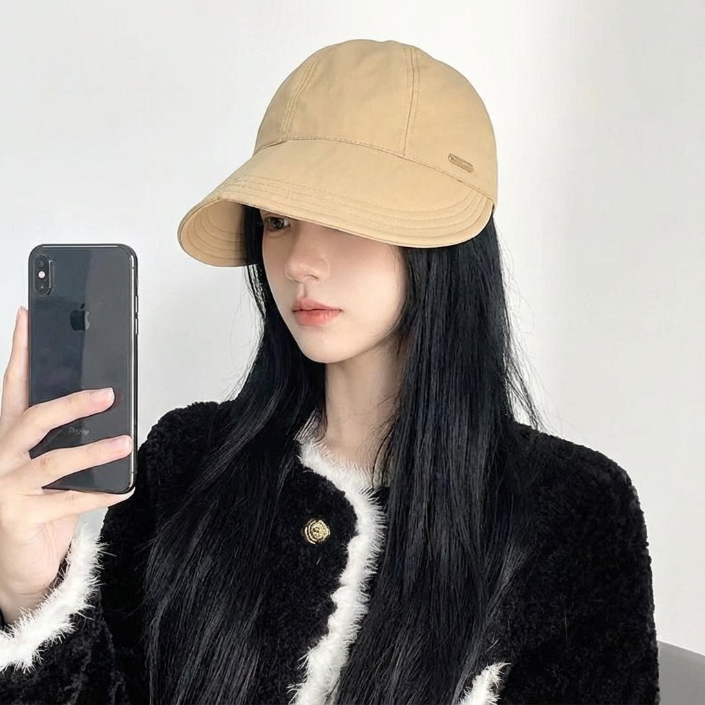 뉴블랑 자외선차단 오버핏 볼캡 데일리용 와이드 챙 모자 버킷햇 [오염방지패드 추가] 13,350원