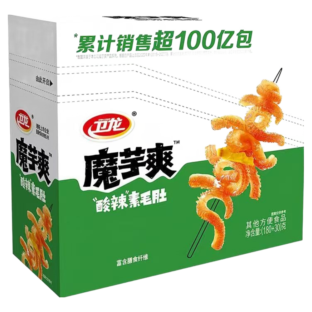 (청고추맛)직접 먹어보고 고른 진정한 매운 마라맛 위롱 설곤약 210g, 4박스, 210g 17,900원