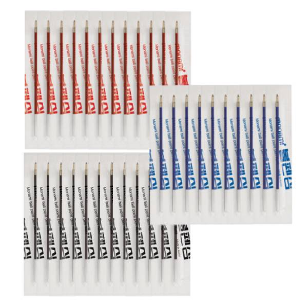 모나미 영심153리필(0.7mm), (흑색+청색+적색)각1다스씩 총3다스, 현재가 15,000원