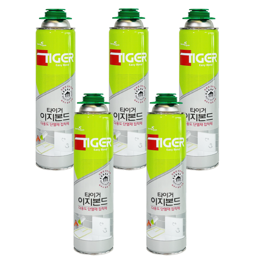 타이거 이지본드 단열재 아이소핑크 석고보드 접착제 우레탄 폼본드, 현재가 46,970원