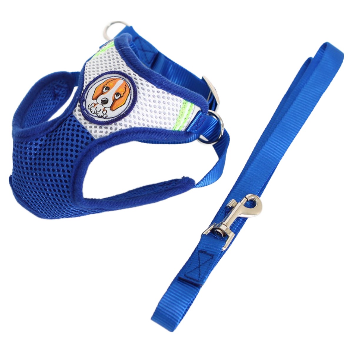 펫츄츄 프리미엄 강아지 하네스 + 목줄 세트 2,900원