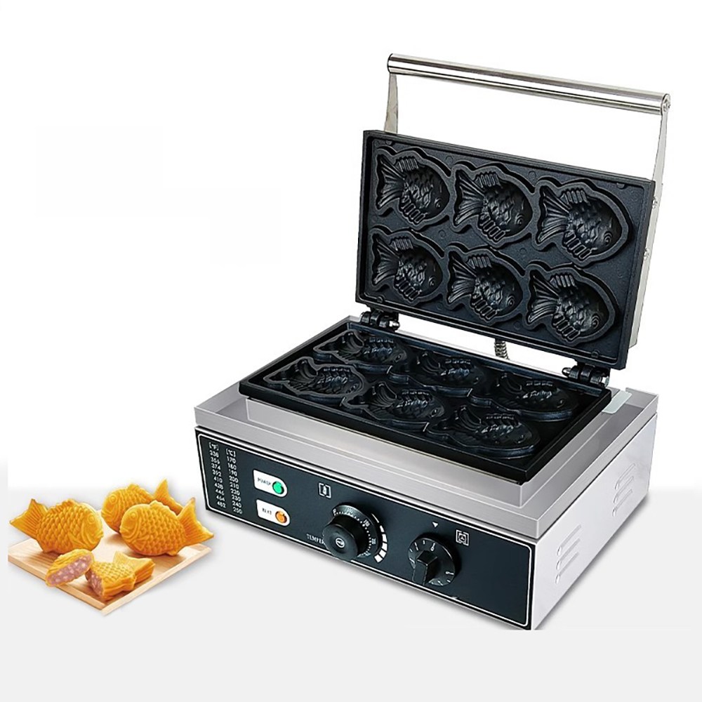 가정용 업소용 전기 붕어빵 기계 6구 (한국형코드 관부가세 포함) 109,000원