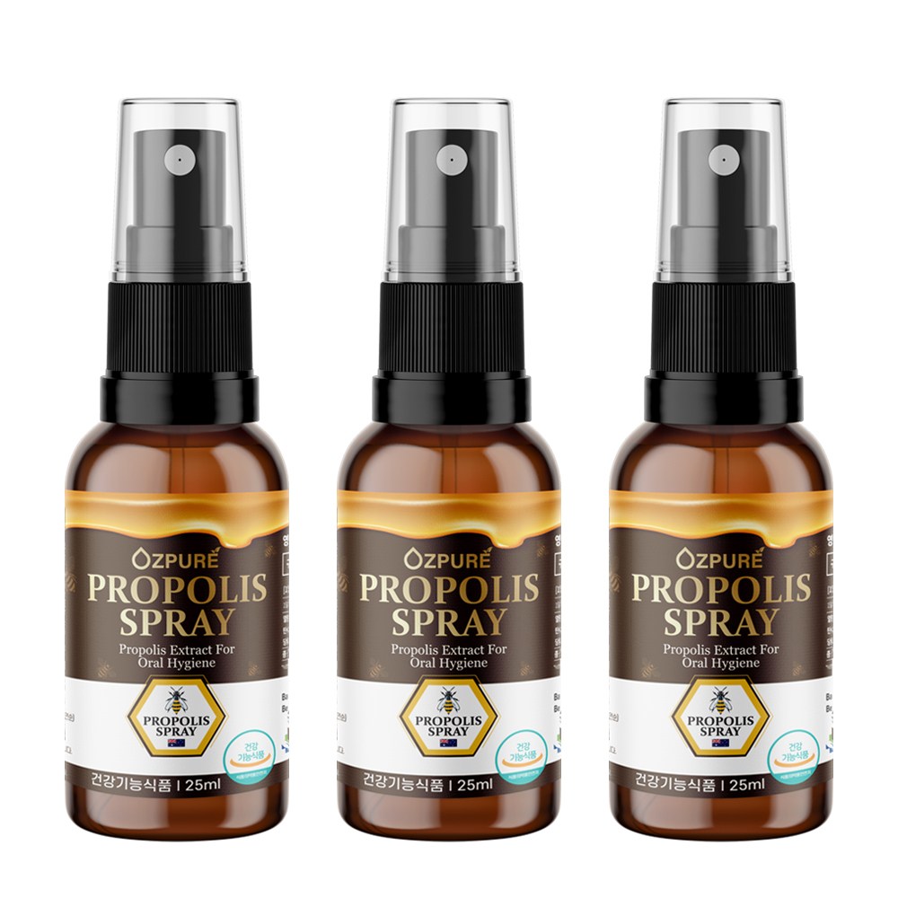오즈퓨어 호주 프로폴리스 스프레이, 3개, 25ml 27,650원