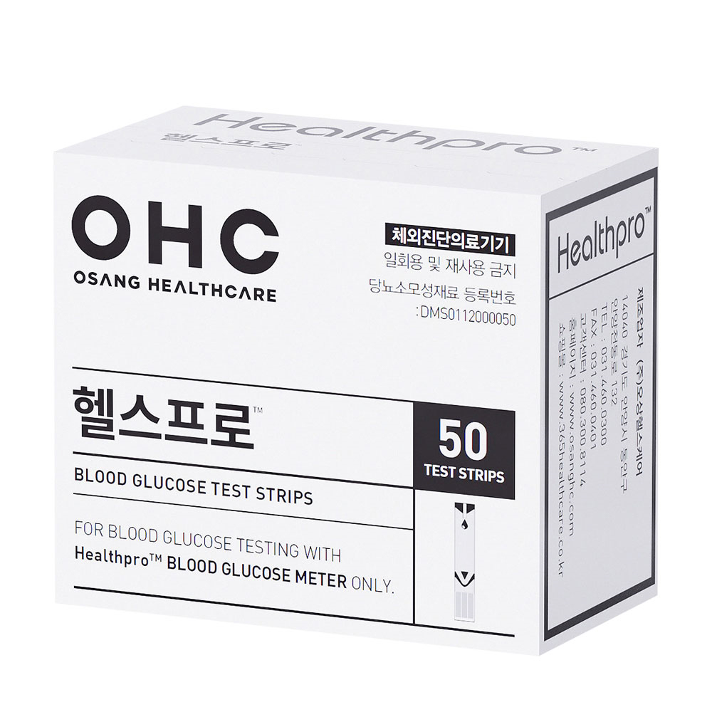 오상헬스케어 헬스프로 개인용혈당검사지 12,800원