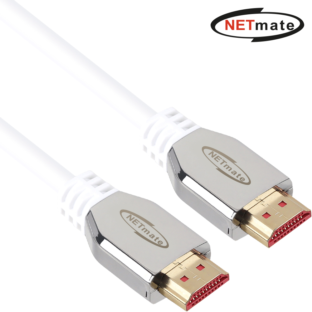 강원전자 강원전자 NETmate NM-SJH01 8K 60Hz HDMI 2.1 Metallic 케이블 1m 15,000원