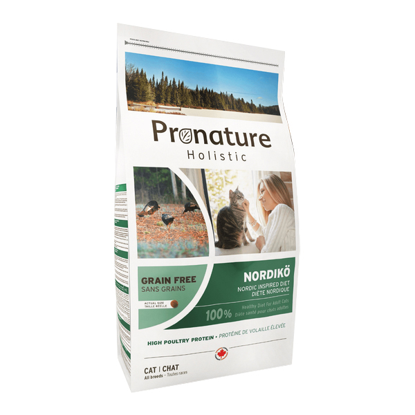 프로네이처 전연령 고양이 홀리스틱 그레인프리 노르디코 건식사료, 닭+오리, 2kg, 1개 19,800원