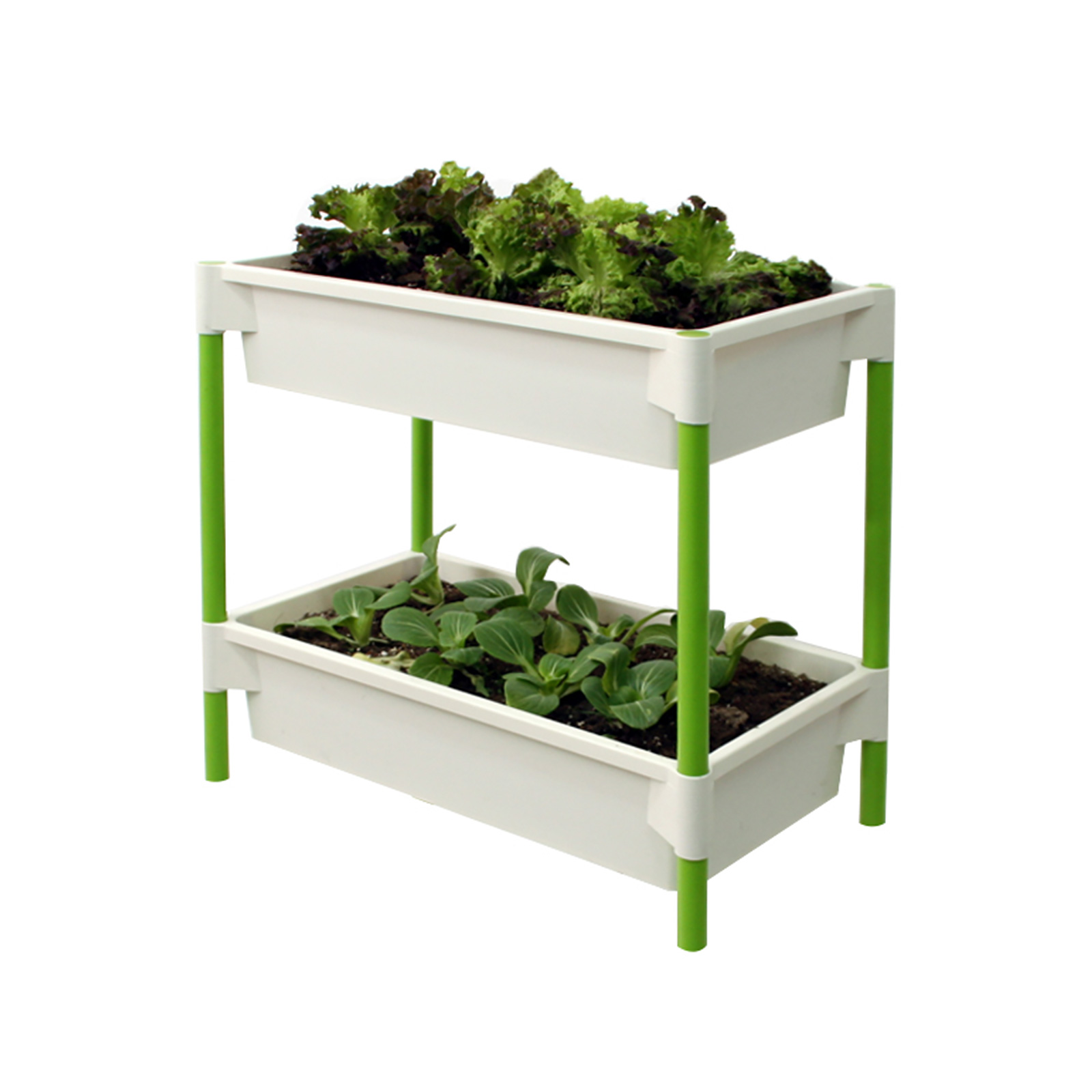 플라팜 이동식 베란다텃밭화분 테라스화분 2단 상추키우기 36,900원