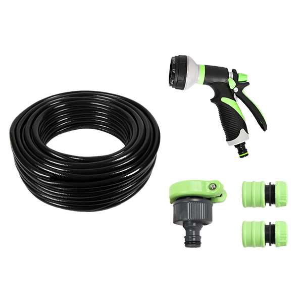 크린메이트 고압력 흑편사호스 50m+프리미엄 8타입 다기능분사기+꼬임방지컨넥터2P+수도컨텍터 52,500원