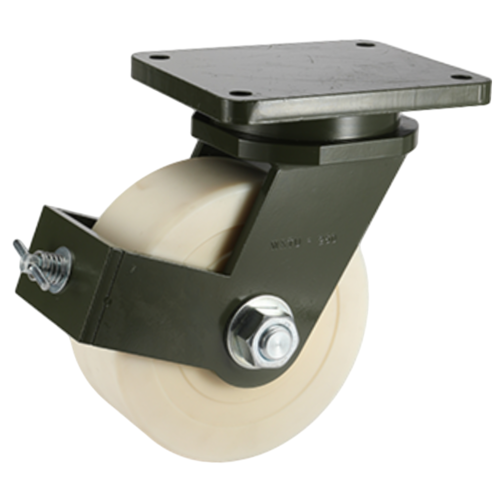 초고하중 캐스터 25cm(10인치) 개당8000kg 8톤 MC나일론바퀴 브레이크형 운반장비 440,000원