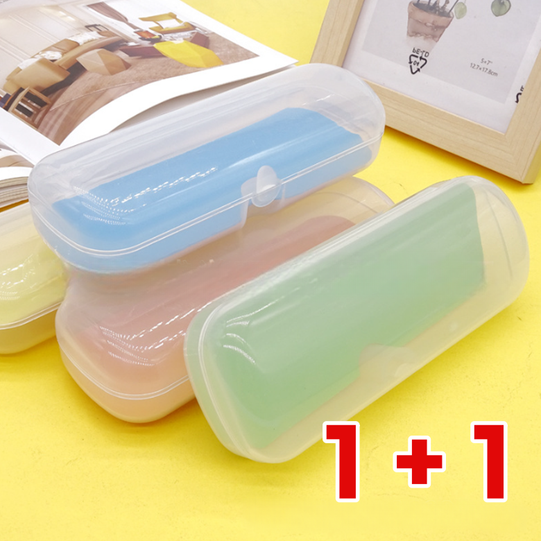 프레임바이브 플라스틱 안경케이스 투명 안경통 안경집 2p 5,000원