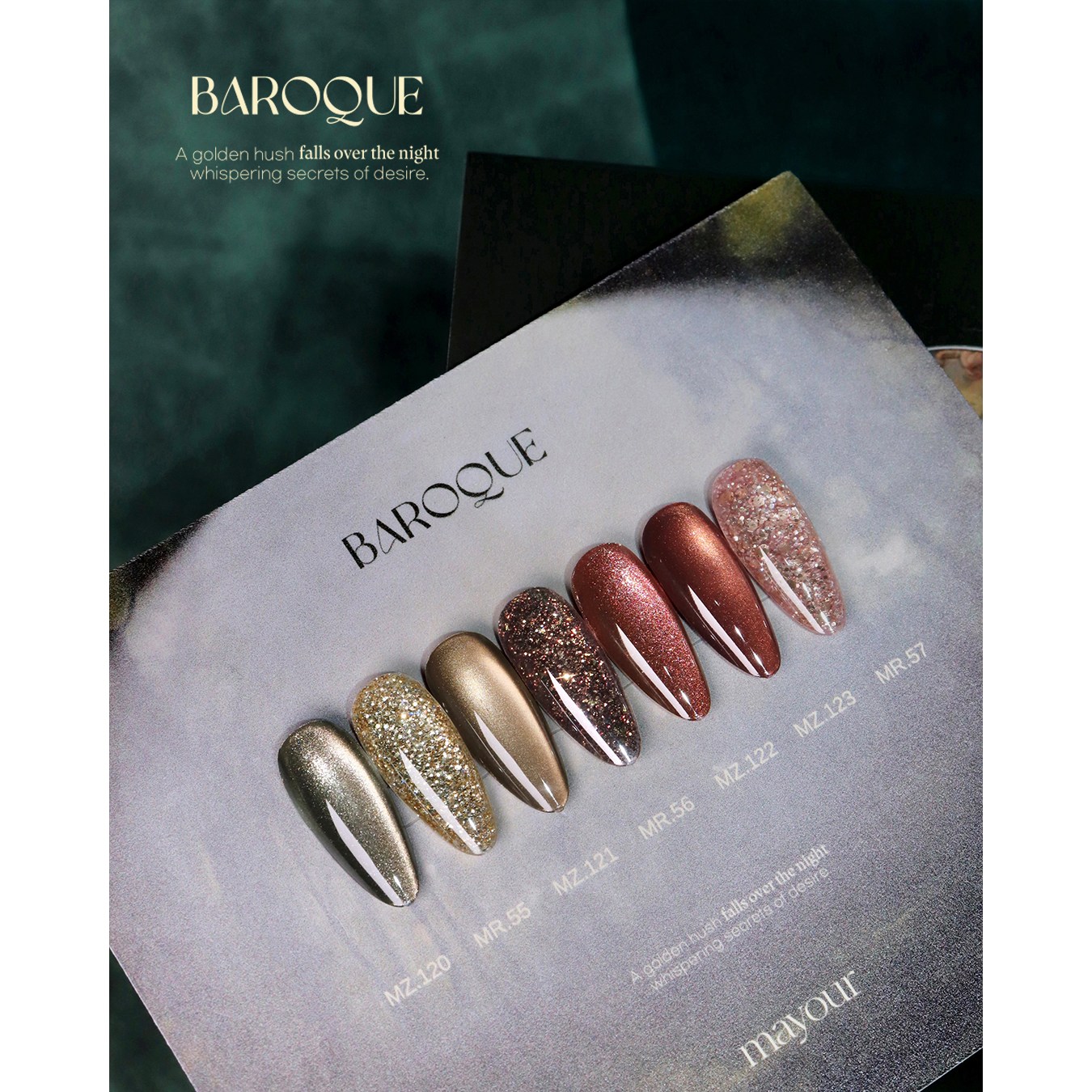 [네일상점] 메이유어 바로크 자석젤 글리터젤 7종 세트 / 시럽글리터네일 글리터젤 시럽젤 봄네일 가을네일 겨울네일 자석네일 젤네일아트 네일아트 매니큐어 셀프네일 84,040원
