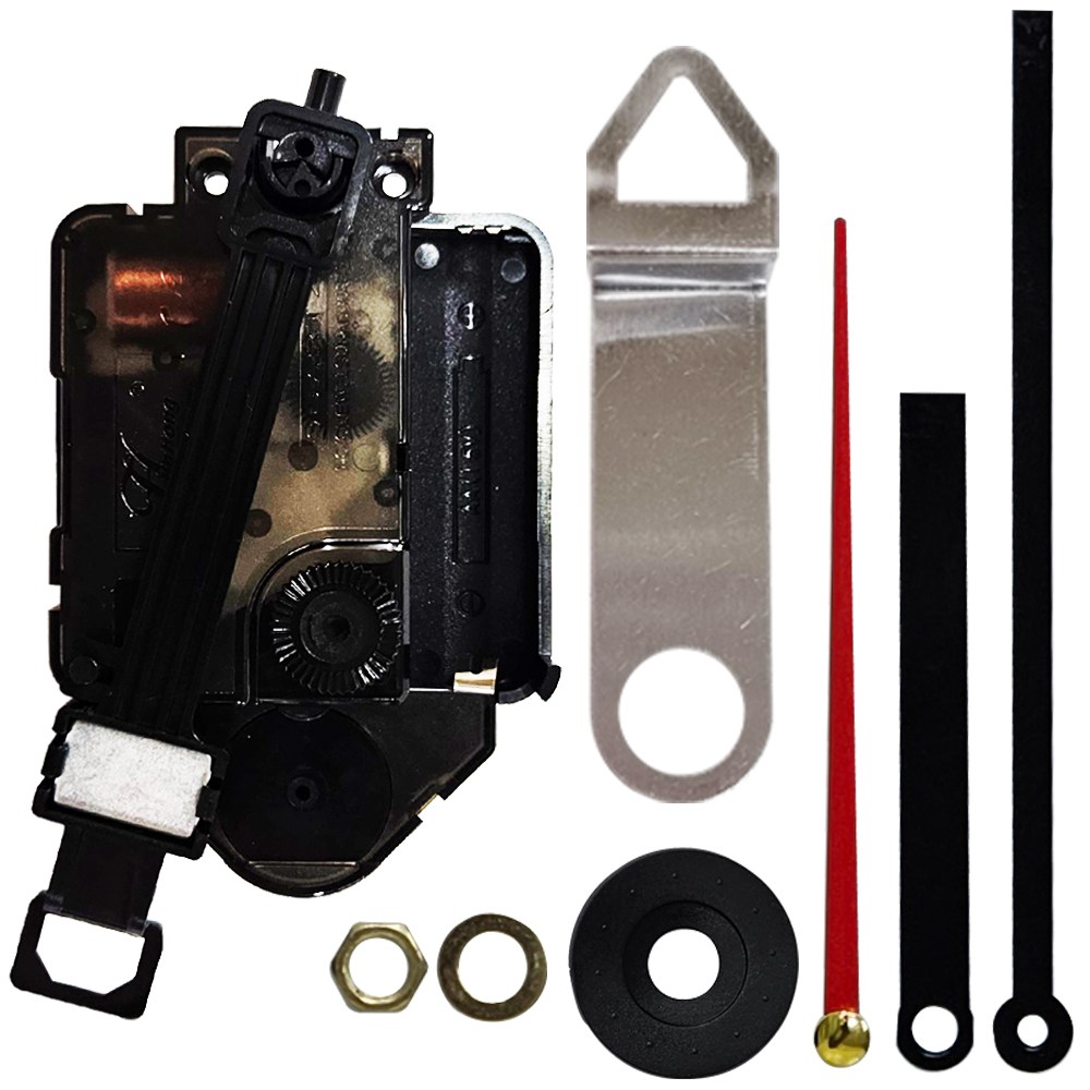 미호코리아 무소음 추형 무브먼트+철재고리+와샤 +너트+고무패드+시계바늘 세트 벽시계 부품 모터 부속 부속품 QUARTZ 6,700원