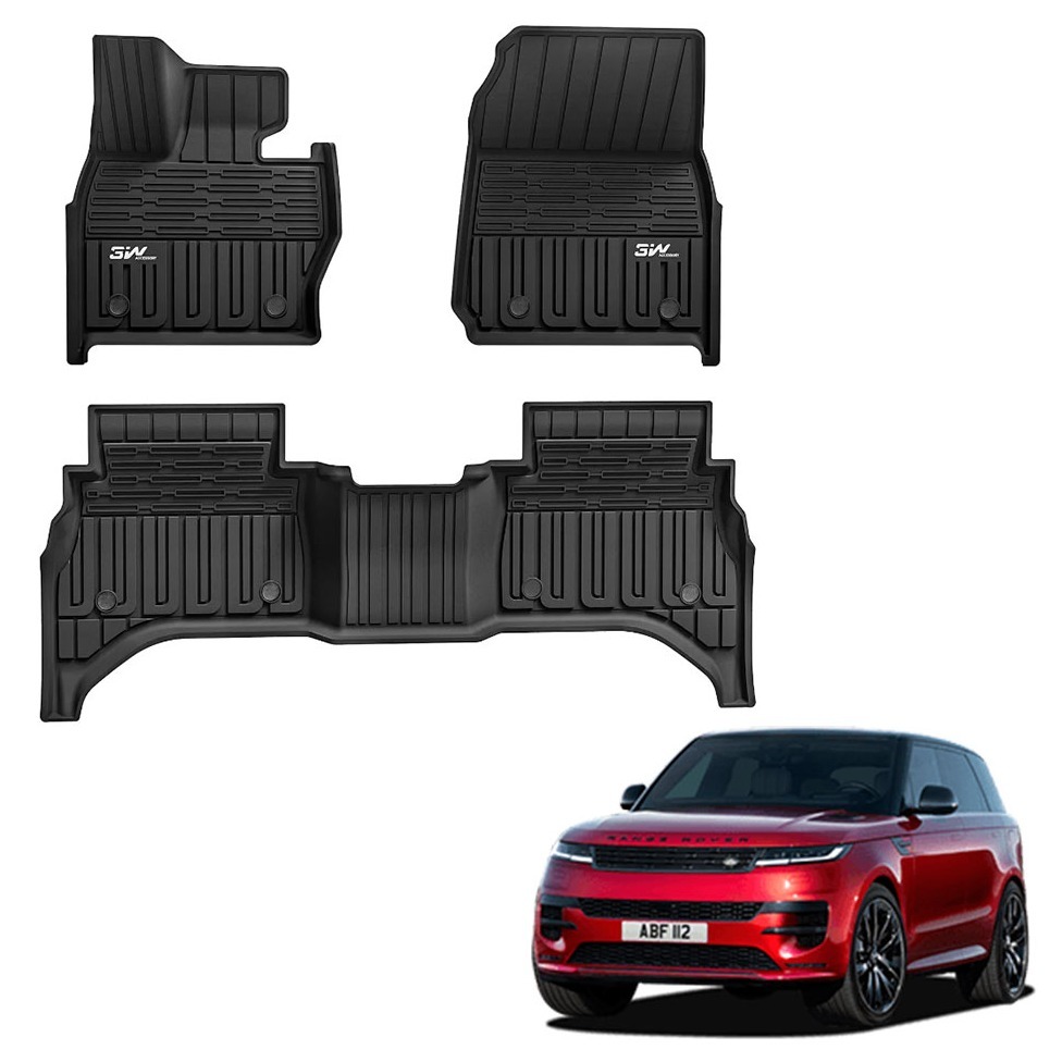 3W에코라이너 TPE 카매트 1열 + 2열, 블랙, 레인지로버 스포츠 L461 2022년 12월 165,000원