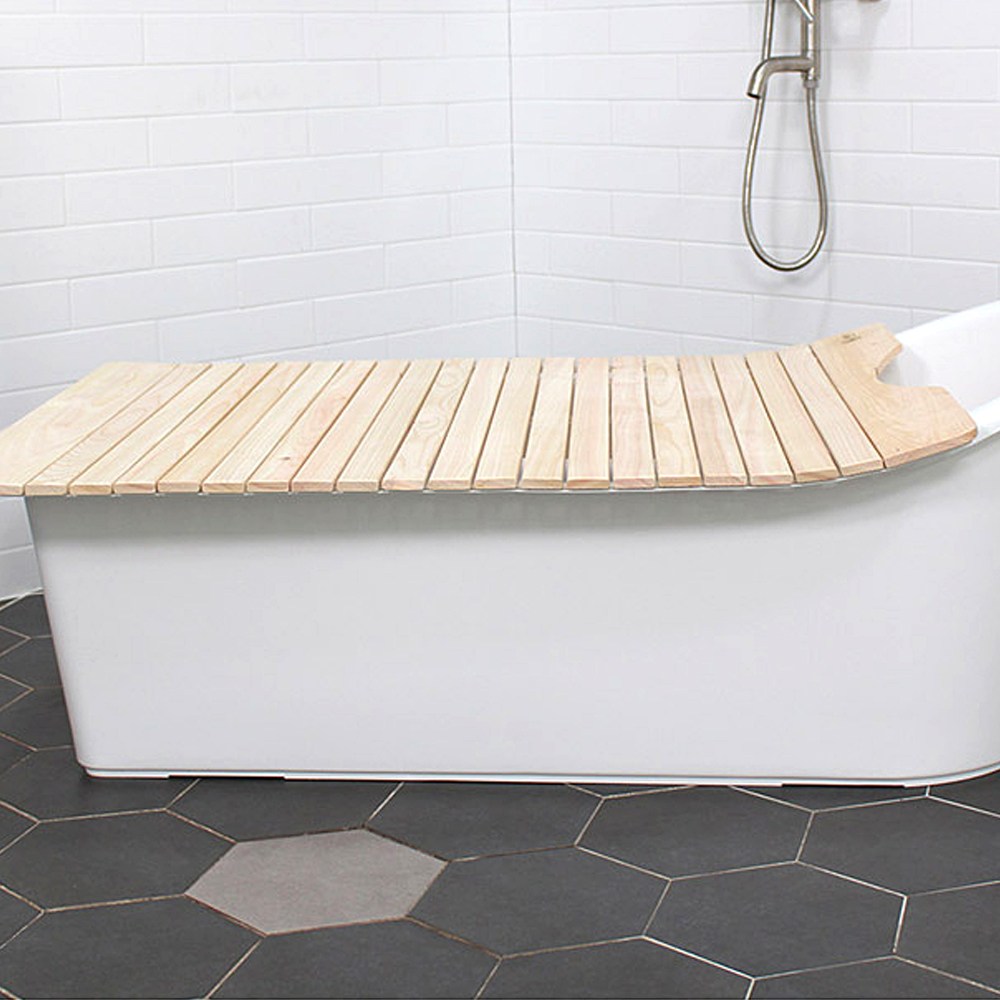 히노끼 편백나무 원목 욕조덮개 700 x 890 반신욕 욕조트레이 64,300원