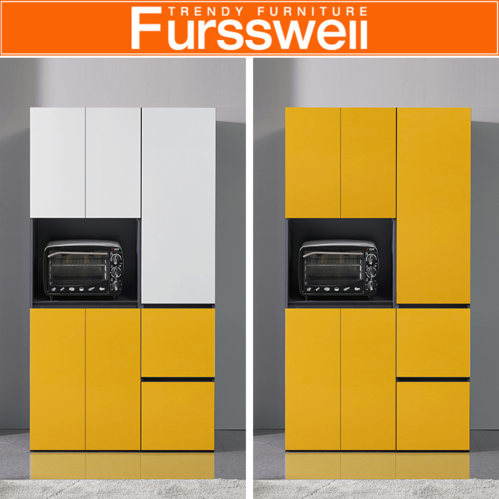 퍼스웰 속깊은광폭 컬러모듈 주방수납장세트.서랍대형(HA_048), 올옐로우 278,000원