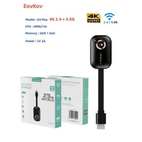 무선 안드로이드 TV 동글이 미러링 블루투스 송수신기 미라캐스트 스틱 4K HDM 디스플레이 동글 오디오 모니터로 45,900원