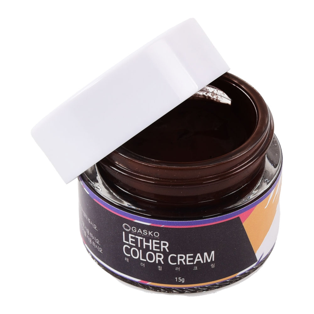 가스코 가죽컬러크림 크림 염색제 염색약 가죽 신발 가방 구두 스크래치 명품 복원, 현재가 8,900원