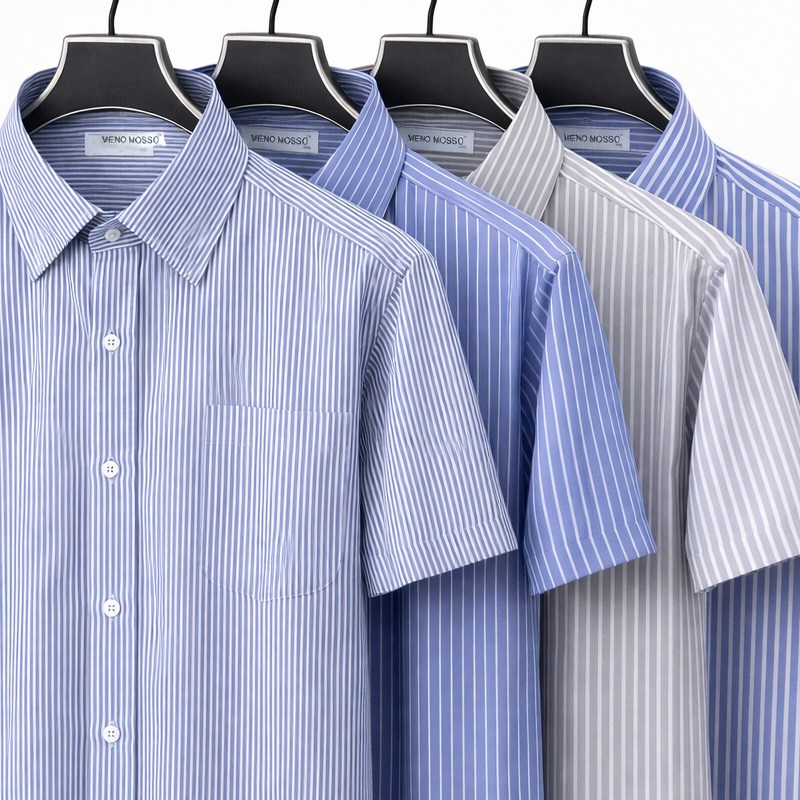 반팔 줄무늬 와이셔츠 S~5XL 프리미엄 일반핏 남자 남성 빅사이즈 24,700원