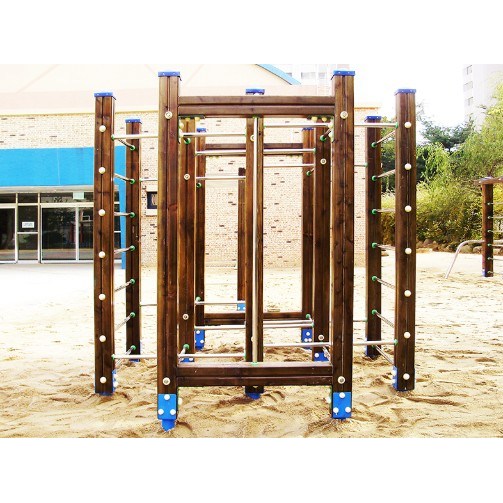 월드스포츠산업 정글짐 야외놀이터정글짐 복합 스텐 목재 WD-P-0024B 4,273,500원