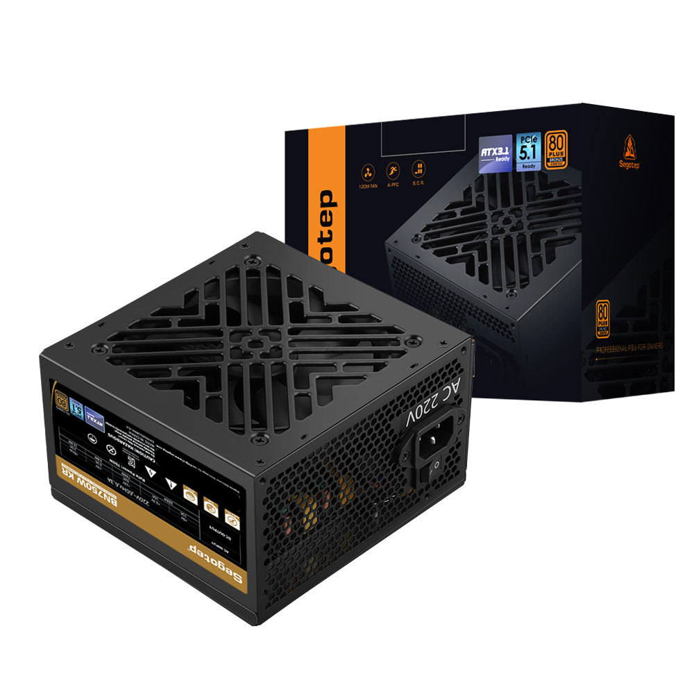 Segotep BN750W KR 80PLUS브론즈 ATX 3.1 블랙, BN750W KR 80PLUS브론즈 ATX 3.1 블랙 73,000원