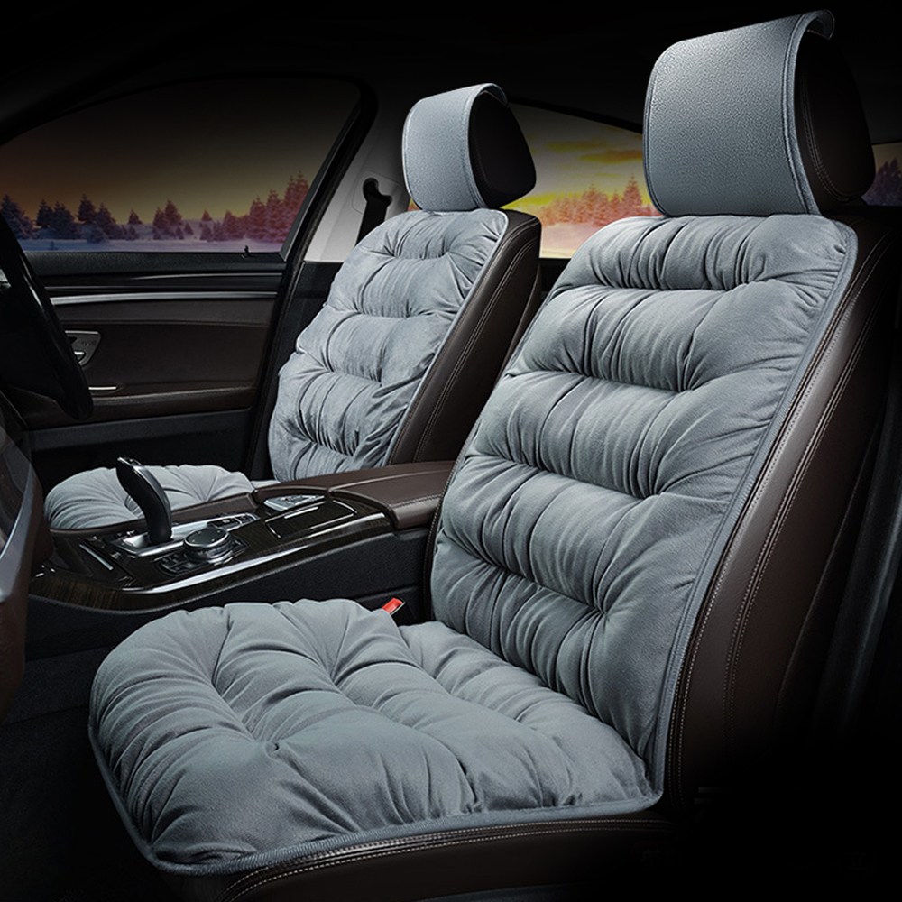 차량용 프리미엄 따뜻한 간편장착 소파형 극세사 겨울 시트커버 방석 1인용 29,000원