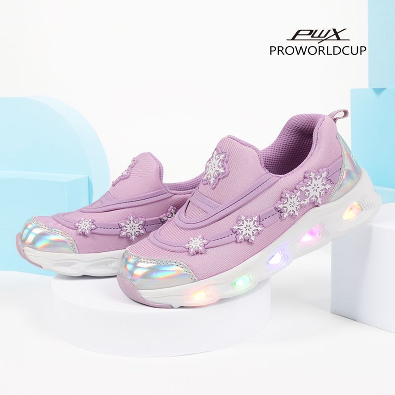 프로월드컵 PWX키즈 주니어 겨울왕국2 컬러링 라이팅운동화 39,800원