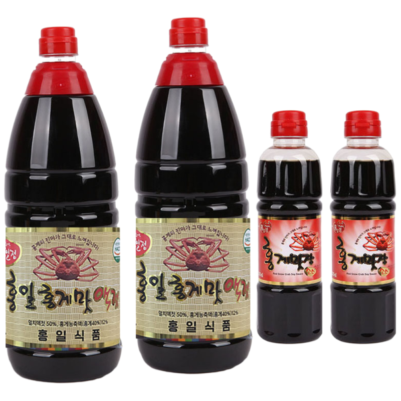 홍일식품 홍게맛장소스 홍게맛액젓 멸치액젓 새우젓 홍게맛장의 황금 배합 추가증정, 2개, 1.8L 49,000원