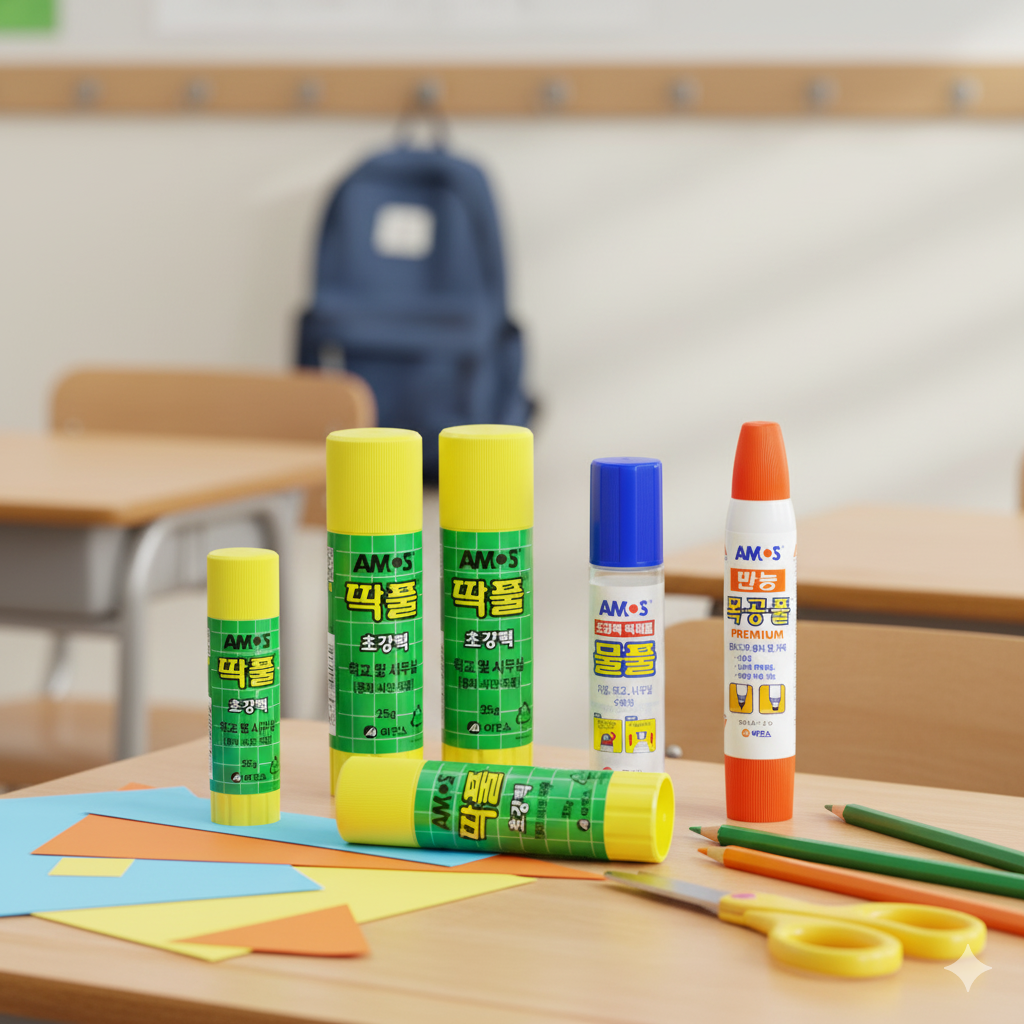 신학기 필수품 아모스 딱풀 물풀 목공풀 세트 8,900원