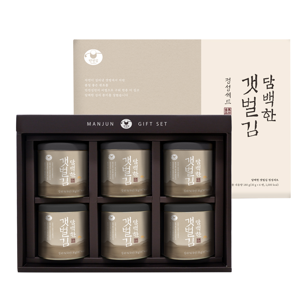만전김 담백한 갯벌김 정성 선물세트 180g, 1세트 57,120원