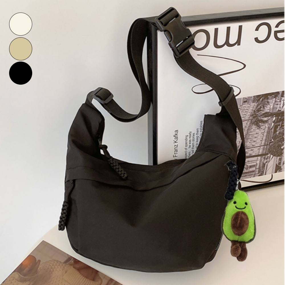 제이두두 남여공용 크로스백 에코백 대용량 반달백 슬링백 가벼운 여행용 가방 +키링세트 10,900원