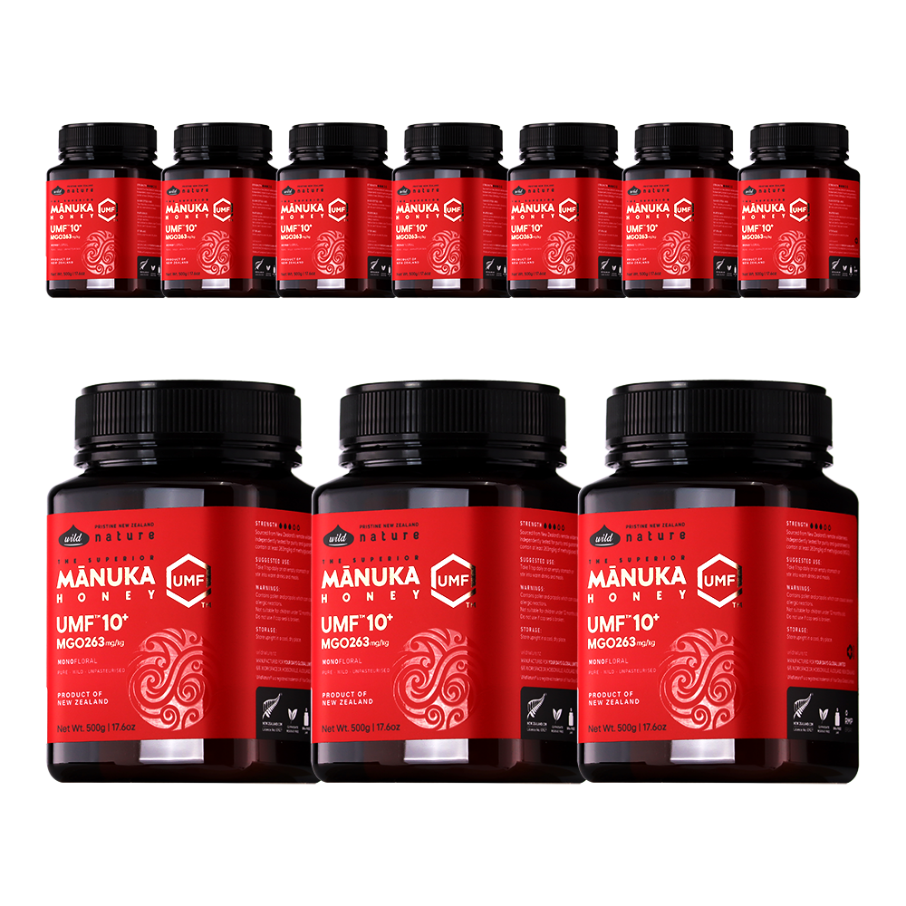 와일드네이처 뉴질랜드 마누카꿀 UMF10+ (MGO263+), 10개, 500g 299,000원
