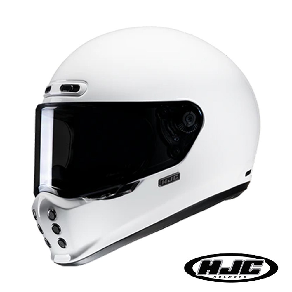 HJC V10 SOLID 솔리드 클래식 풀페이스 헬멧, WHITE/402007 369,000원