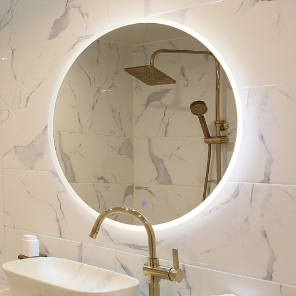 간접조명거울 욕실 샤워실 화장대 원형 화장실 거울 조명 800MM 235,000원