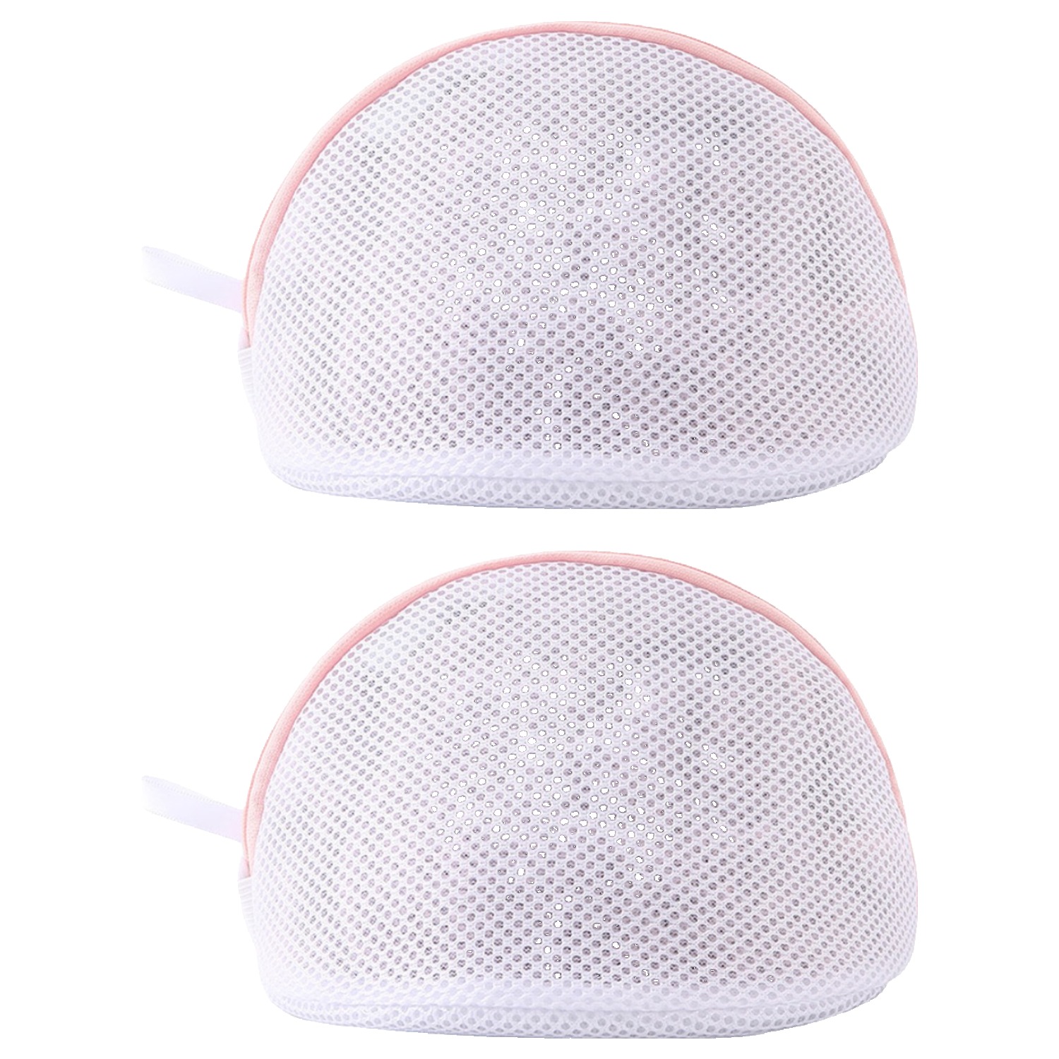 이지딜 속옷전용 손상방지 세탁망 18 x 16 x 16 cm, 반원 핑크, 2개 7,100원