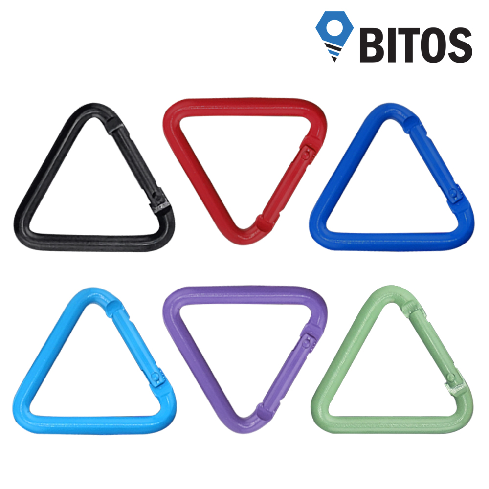 비토스 알루미늄 삼각형 카라비너 삼각비너 6개 세트, 혼합 10,400원