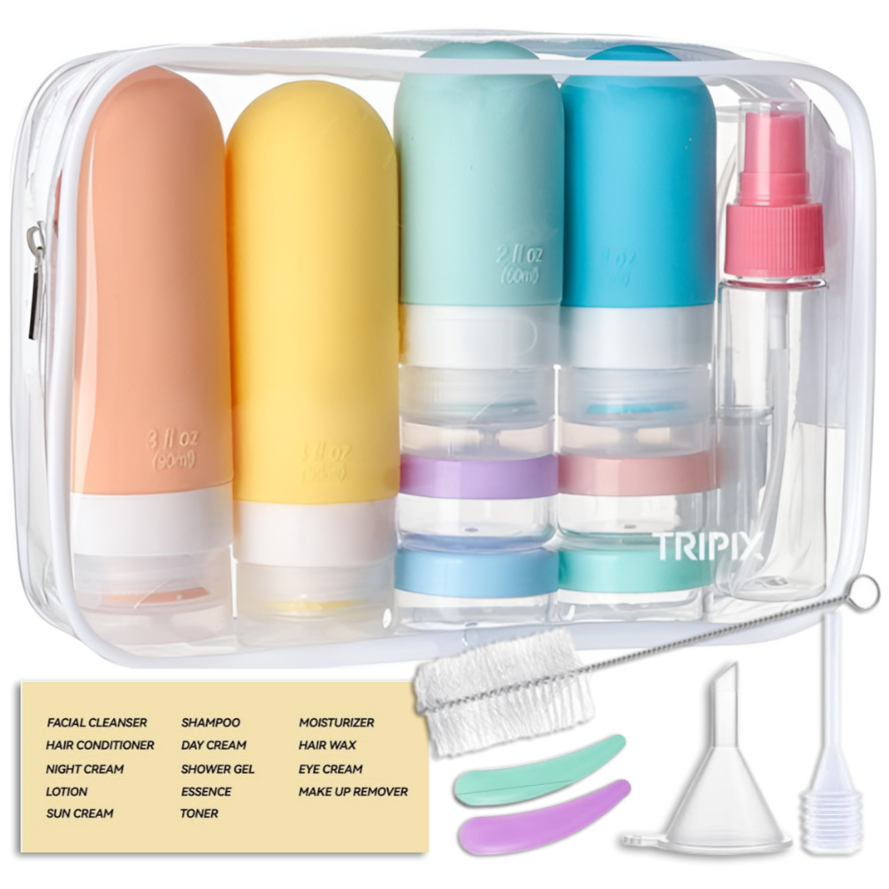 트리픽스 17종 실리콘 여행용 공병 세트, 1개, 혼합색상 12,620원