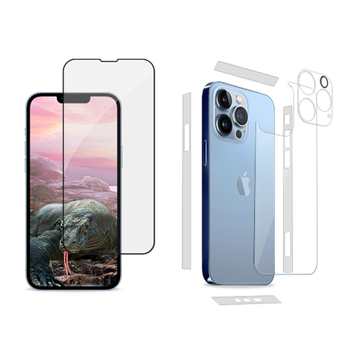 투에이비 아이폰13 12 3D 풀커버 강화유리 올인원 패키지 (전면+후면+카메라 보호) 7,900원
