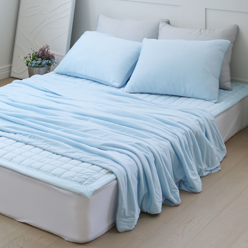 베이직톤 실키로얄 시원한 여름 냉감이불 + 베개커버 2p + 패드 세트 118,830원