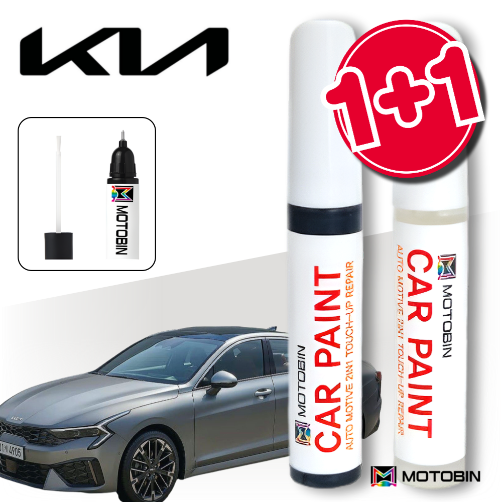 기아 K5(DL3) 페인트 붓펜 +투명, SWP 스노우 화이트펄 +투명, 1세트 15,800원