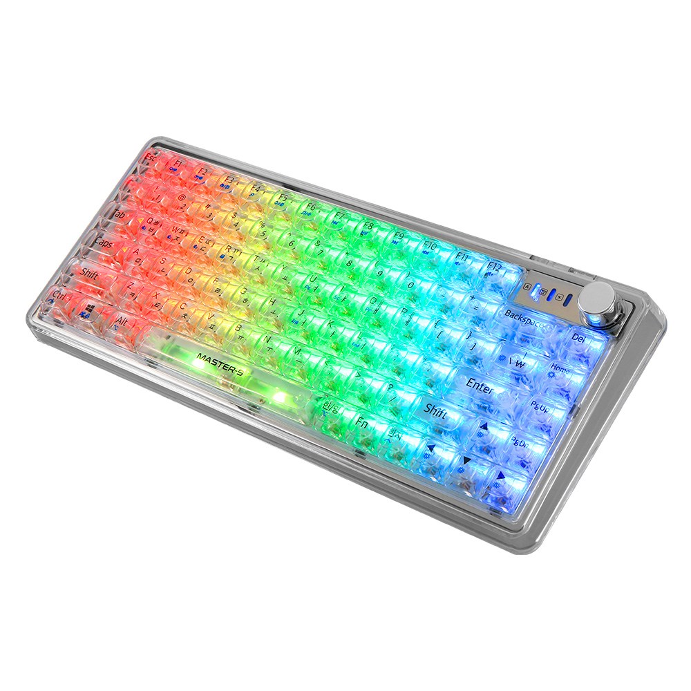 제닉스 MASTER9 기계식 게이밍키보드 투명키보드 얼음키보드 마스터9 81,260원