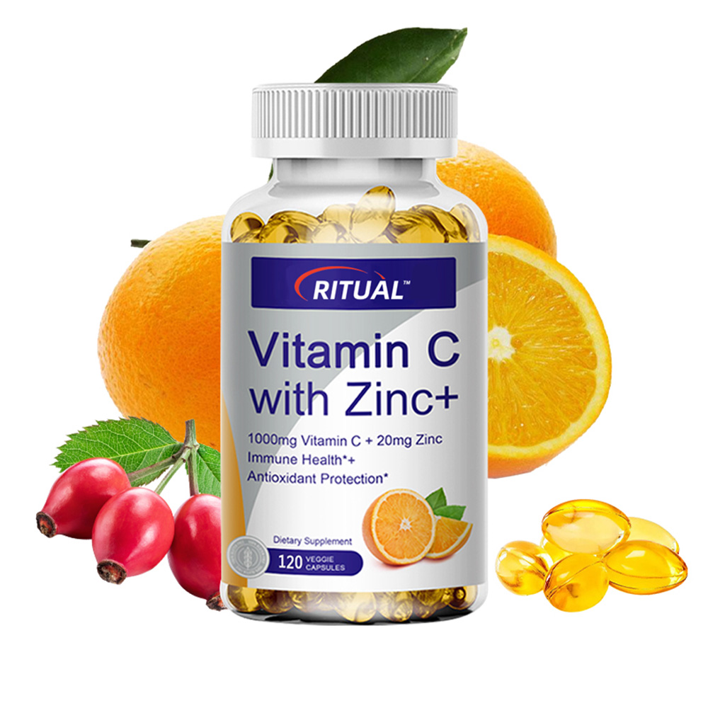 비타민 C 1000mg 및 아연 20mg, 60/120캡슐, 1병. 40,010원