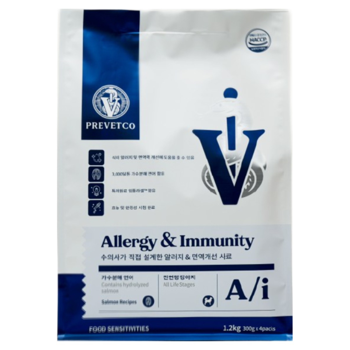 프리벳코 A/i 알러지&면역 가수분해 연어 강아지 피부 눈물 처방식 소프트 사료, 40g, 1개, 피부/피모+알러지 1,000원