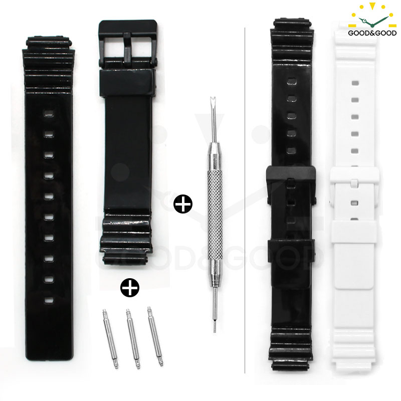 카시오 호환 밴드 LRW-200H 블랙 화이트 러버밴드 7,800원